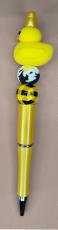 Rubber duck topped bubble Pen with free refill
